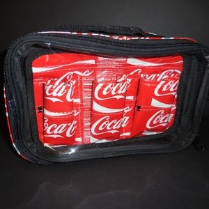 Up-cycled Coca Cola Bottle Label Cosmetic Bag